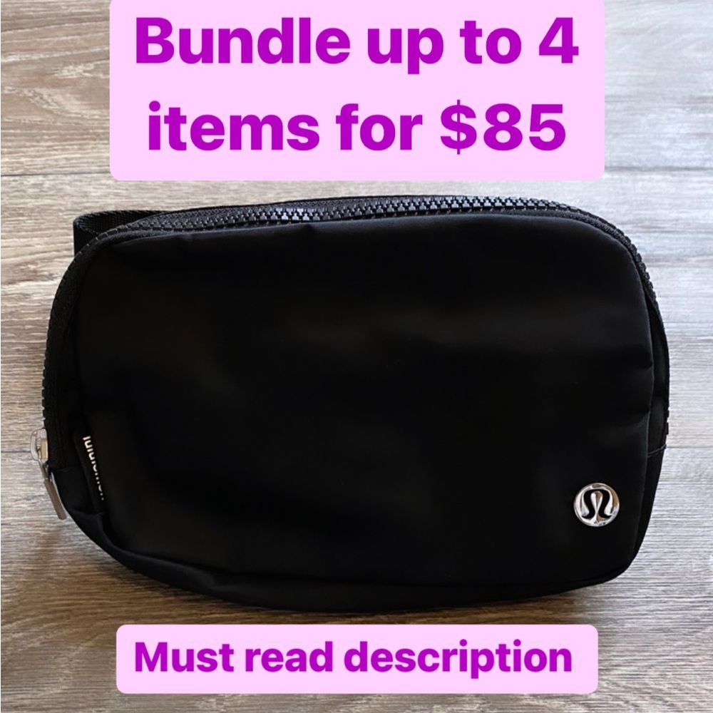 🌺Lululemon Everywhere belt bag in black